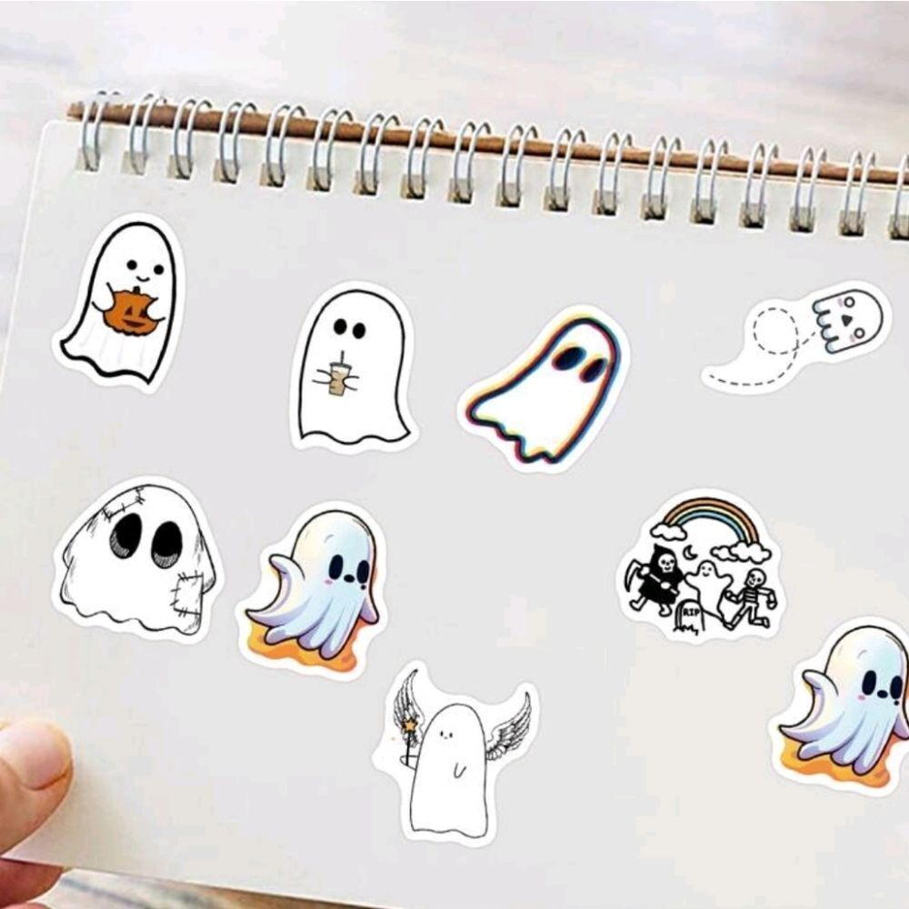 Ghost Halloween Assorted Stickers - Picture 7 of 11